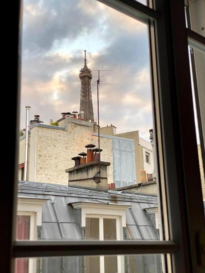 Modern Appartement W/ Tour Eiffel View In The 7Th Paris Luaran gambar